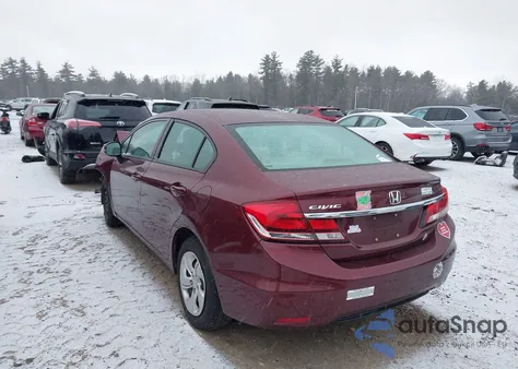 2013 Honda Civic Lx из США, поврежденный, VIN 2HGFB2F51DH599979